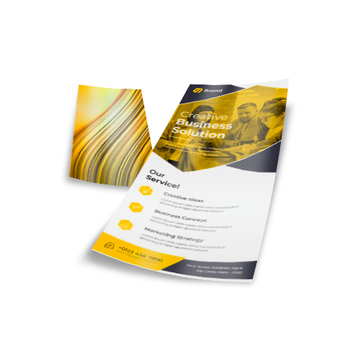 Folheto 150g | 30x63cm | 4/4 | UV 1/1