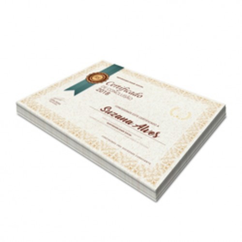 Certificado Reciclado 240g | 4/0