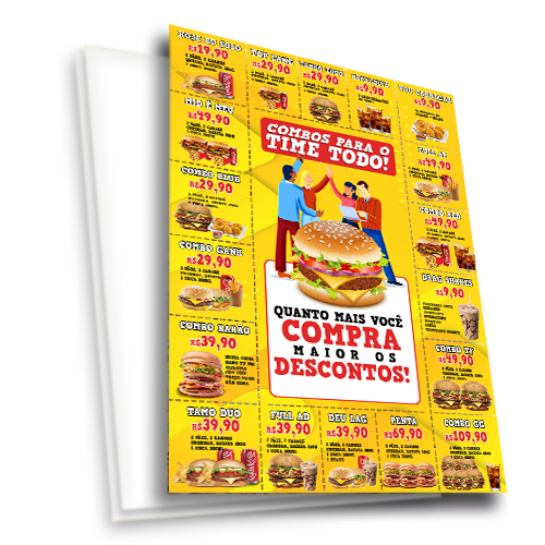 Folheto Cupom de Desconto | 15x21cm | 4/0