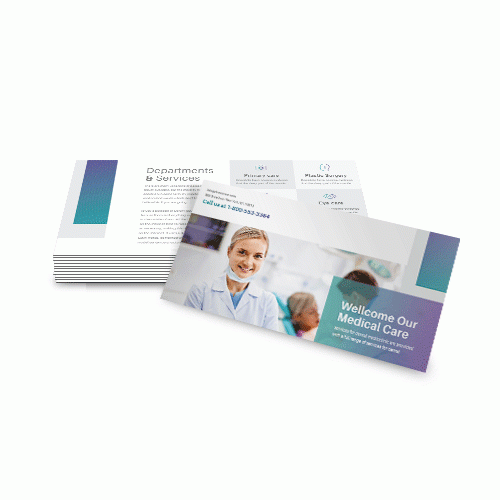 Folheto 80g | 14x30cm | 4/4