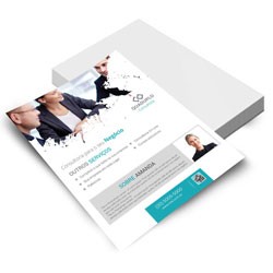 Folheto 90g | 20x28cm 4/0 Impressão na frente