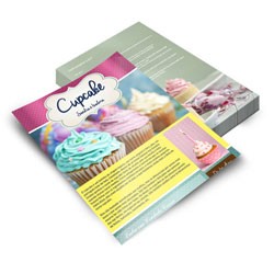 Folheto 90g | 10x14cm 4/4 Impressão frente e verso