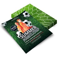 Folheto 90g | 14x20cm 4/4 Impressão frente e verso